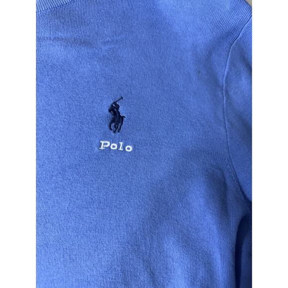Polo Ralph Lauren Men's Cotton Crewneck Sweater - size XL - Blue - Picture 4 of 10